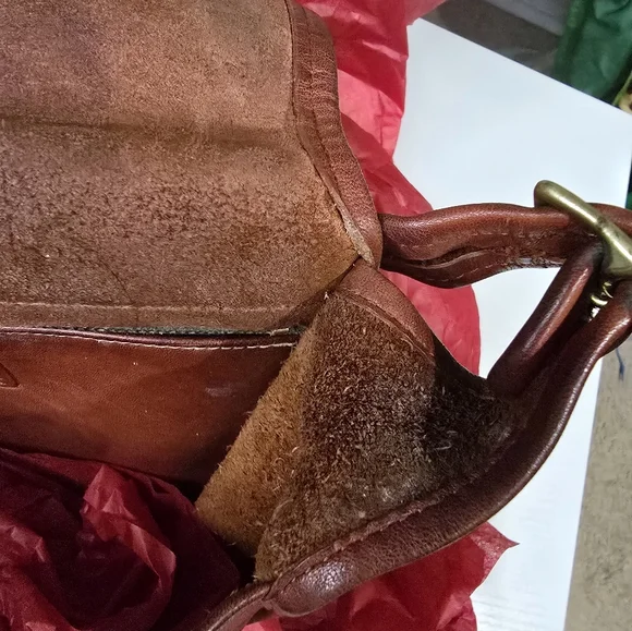 Vintage 1960-1970s Coach Courier Made In NYC Rust, Pre-Creed - Picture 8 of 15